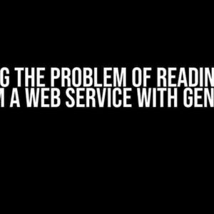 Solving the Problem of Reading Data from a Web Service with Genexus