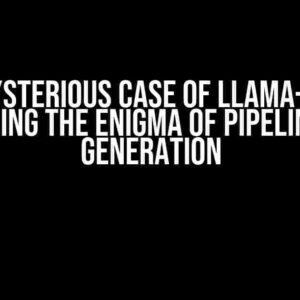 The Mysterious Case of Llama-3-70B: Unraveling the Enigma of Pipeline Token Generation